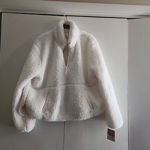 Wondershop Women's White Sherpa Jacket
